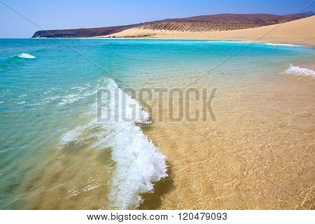 Jandia beach Risco el Paso Fuerteventura at Canary Islands of Spain