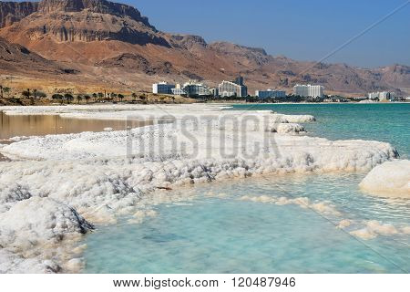 Typical Landscape Of The Dead Sea, Israel