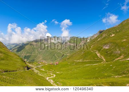 Beautiful View Of The Alps Near Brienzer Rothorn