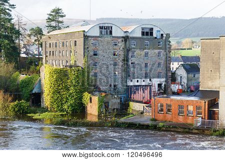 River Flooding The Buildings