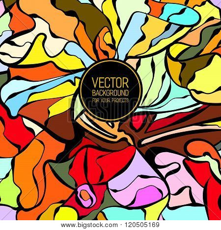 Colorful abstract vector design