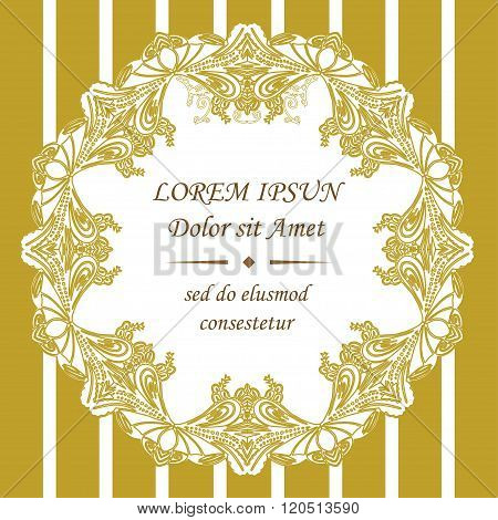 Vintage Frame Design Template
