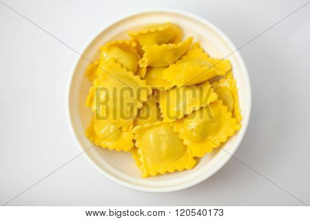 Agnolotti Into The Pot