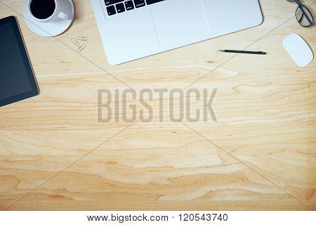 Topview Of Hazel Desktop