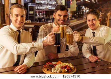 Businessmen In Pub