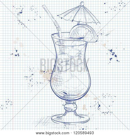 Sex on the Beach mixed drink