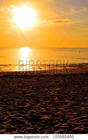 Sunset on Ben T Davis Beach in Florida