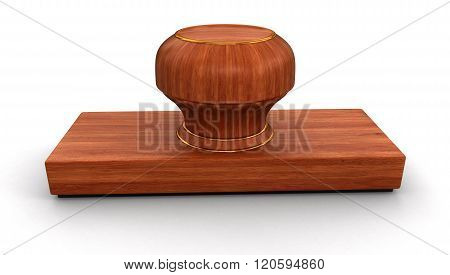 Stamp.  Image with clipping path