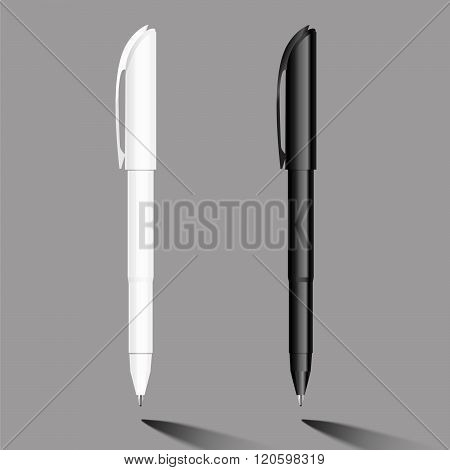 pen black & white