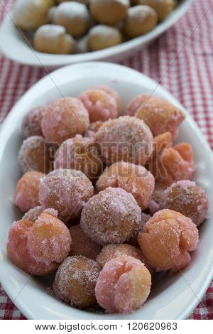 Carnivalesque Italian Sweet Called Castagnole