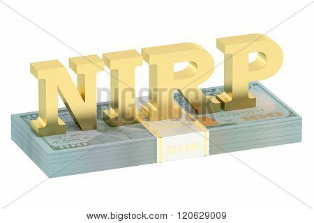 Nirp Concept With Pack Of Dollars