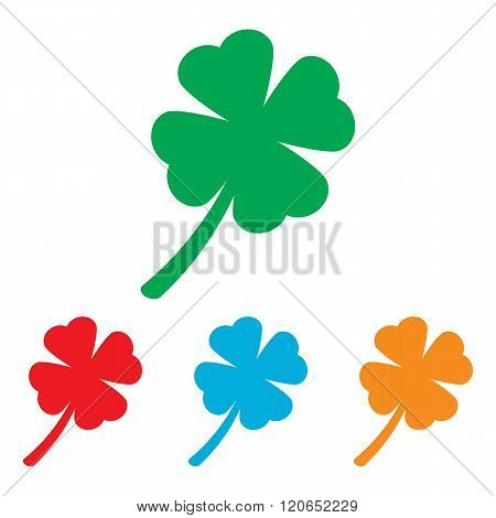 Leaf clover sign
