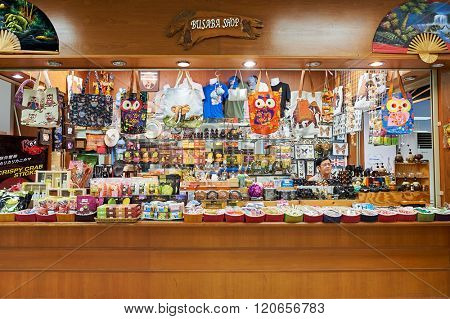 PATTAYA, THAILAND - FEBRUARY 26, 2016: inside of U-Tapao International Airport. U-Tapao Rayong-Pattaya International Airport is serving Rayong and Pattaya cities in Thailand.