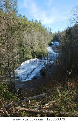Triple Falls in Winter