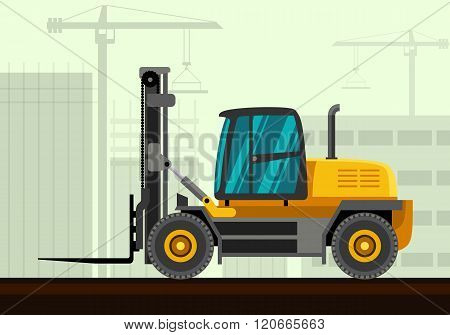 Heavy Forklift Industrial Crane