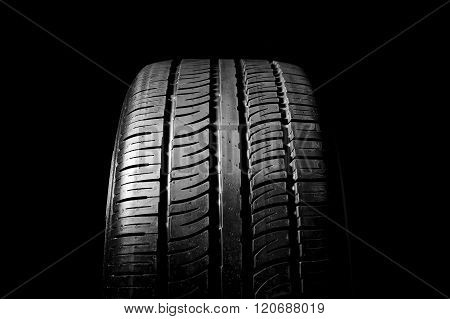 Car Tires Close-up