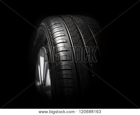 Car Tires Close-up