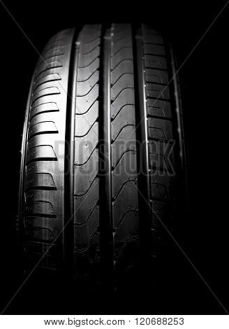 Car Tires Close-up