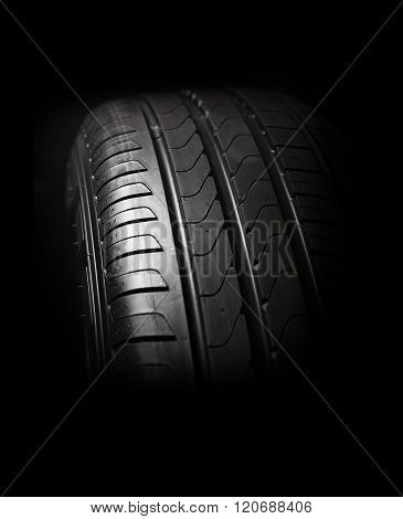 Car Tires Close-up