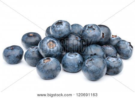 blueberry or bilberry or blackberry or blue whortleberry or huckleberry isolated on white background cutout