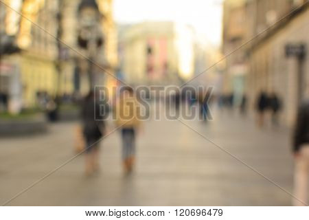 Passersby In The Street