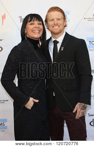 MALIBU - MAR 5: Christine Peake, Brad Fite at the Children International Charity's 'Share The Love Around The World' Fundraiser at Rocky Oaks Malibu on March 5, 2016 in Malibu, California