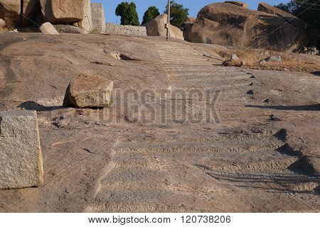 Stone boulders of Hampi