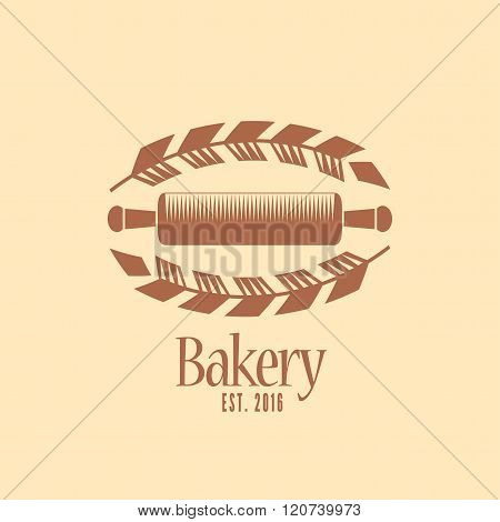 Vector logo, design element for bakery