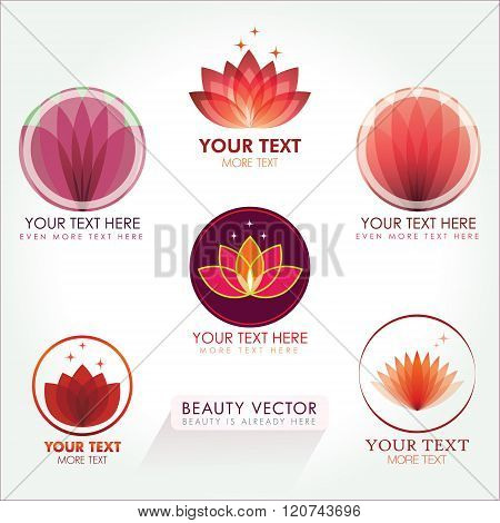 Lotus Flower Icon set