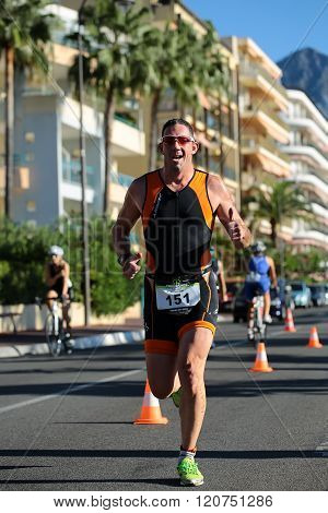 One Runner Ahead In Sunglasses