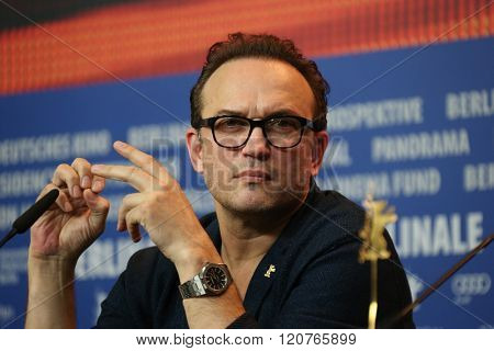 Director Vincent Perez attends the 'Alone in Berlin' (Jeder stirbt fuer sich) press conference during the 66th Berlinale Film Festival Berlin at  Hyatt Hotel on February 15, 2016 in Berlin, Germany.