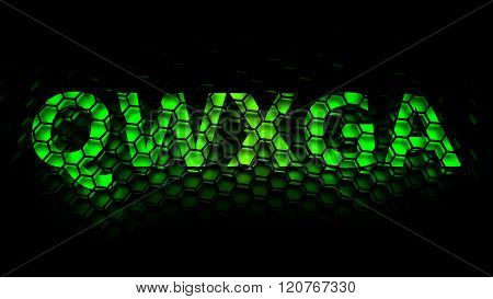QWXGA (Quad Wide Extended Graphics Array) - computer generated image (3D render)
