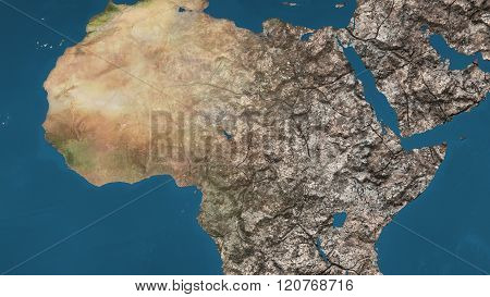 Dying Earth Global Warming Heavy Pollution Affected And Dried Africa