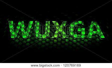 WUXGA (Widescreen Ultra Extended Graphics Array) - computer generated image (3D render)