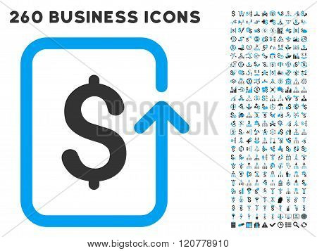 Reverse Transaction Icon with Flat Vector Set