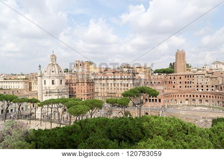 Spectacular panorama of ancient Roman empire - currently Rome Italy
** Note: Soft Focus at 100%, best at smaller sizes