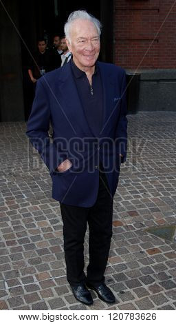 NEW YORK-MAY 24: Actor Christopher Plummer attends the New York screening of 'Beginners' at Tribeca Grand Hotel on May 24, 2011 in New York City.