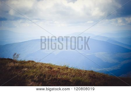 Carpathian mountains landscape