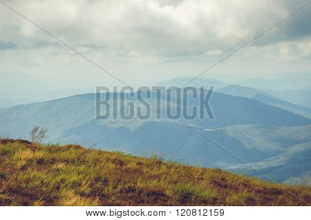 Carpathian mountains landscape