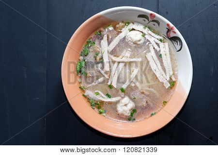 Crunchy Pork Soup