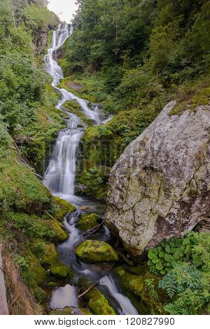 Waterfall Saut In Valle Pesio