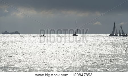 Sea ocean wave France Mancher