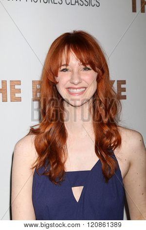 LOS ANGELES - MAR 7:  Laura Spencer at the The Bronze Premiere at the SilverScreen Theater at the Pacific Design Center on March 7, 2016 in Los Angeles, CA