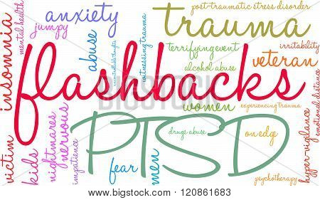 Flashbacks Word Cloud