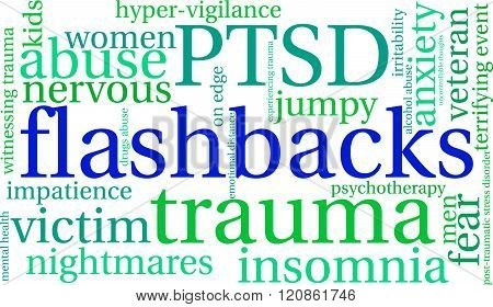 Flashbacks Word Cloud