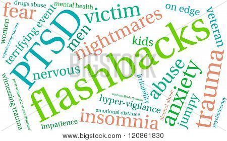 Flashbacks Word Cloud