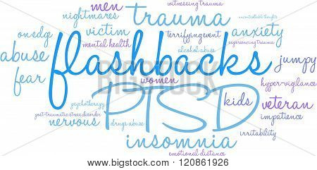 Flashbacks Word Cloud