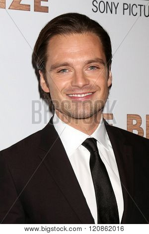 LOS ANGELES - MAR 7:  Sebastian Stan at the The Bronze Premiere at the SilverScreen Theater at the Pacific Design Center on March 7, 2016 in Los Angeles, CA
