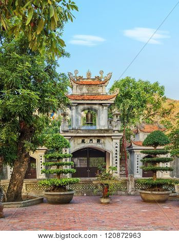 Oriental belltower in Asia