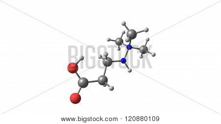 Meldonium is a clinically used anti-ischemic drug. Since January 2016 it has been on the World Anti-Doping Agency list of substances banned from use by athletes. 3d illustration